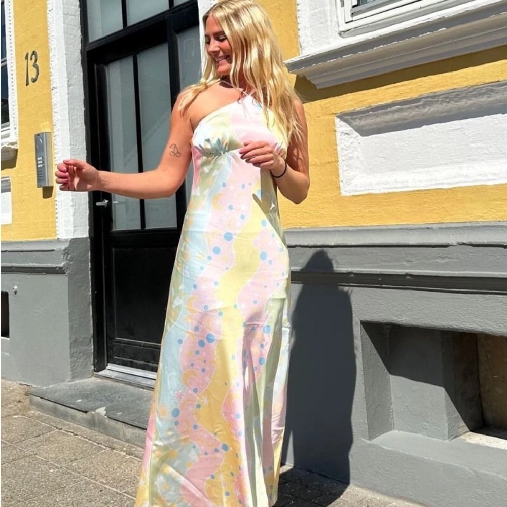 SOMETHINGNEW X Marie Jedig - Claudia Halter ankle Multicolor Dress